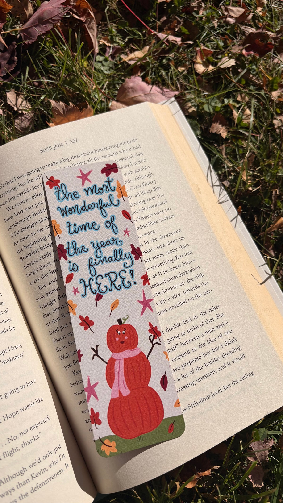 Pumpkin Man Bookmark
