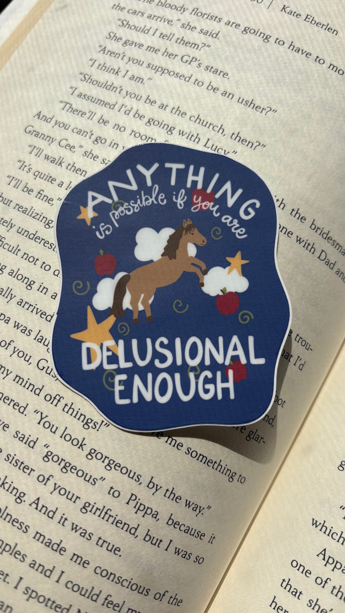 Delusional Horse Sticker