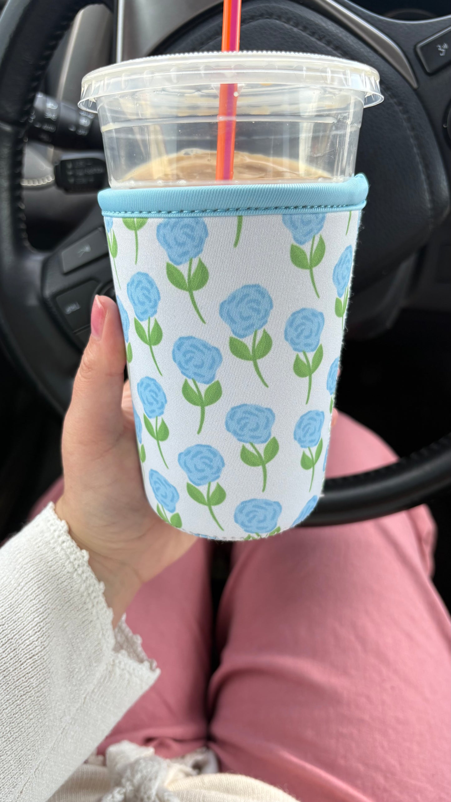 Coastal Hydrangea Drink Sleeve