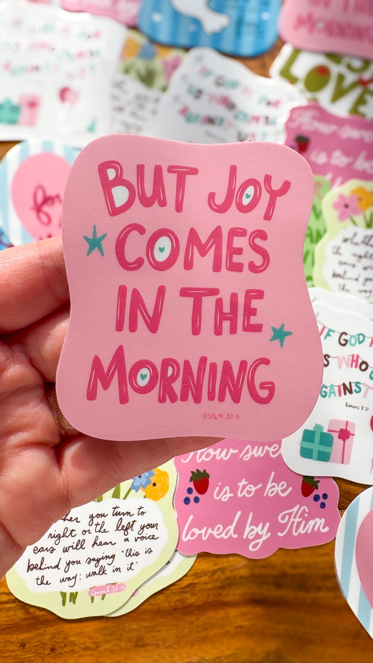 Joy Comes in the Morning Sticker