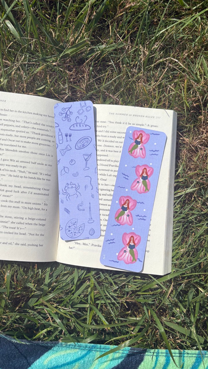 Bookish Mermaid Bookmark Set