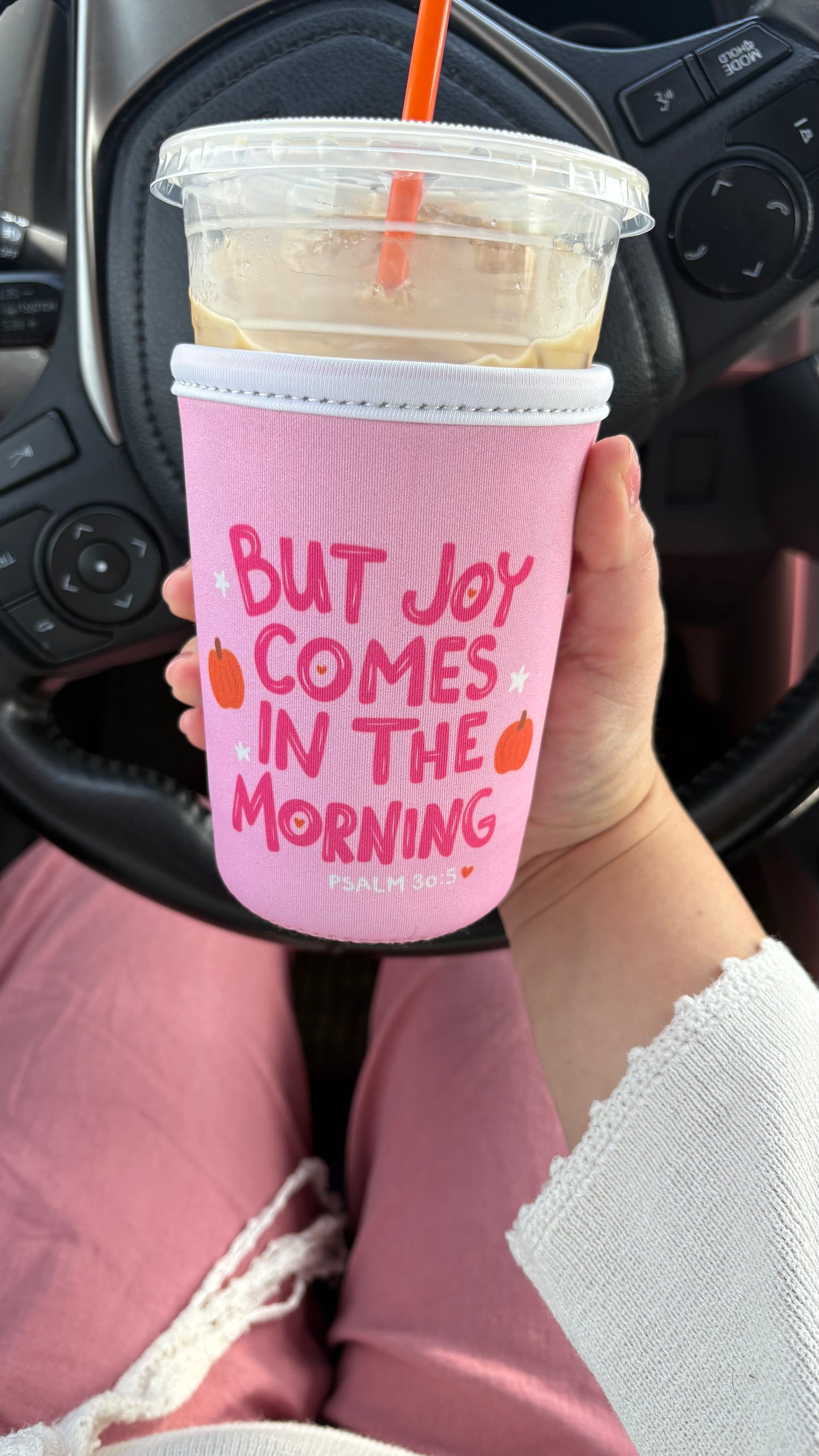 Fall Joy in the Morning Drink Sleeve