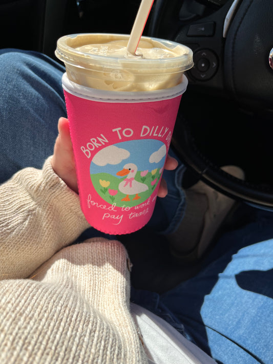 Dilly Dally Duck Drink Sleeve