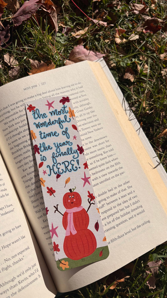 Pumpkin Man Bookmark