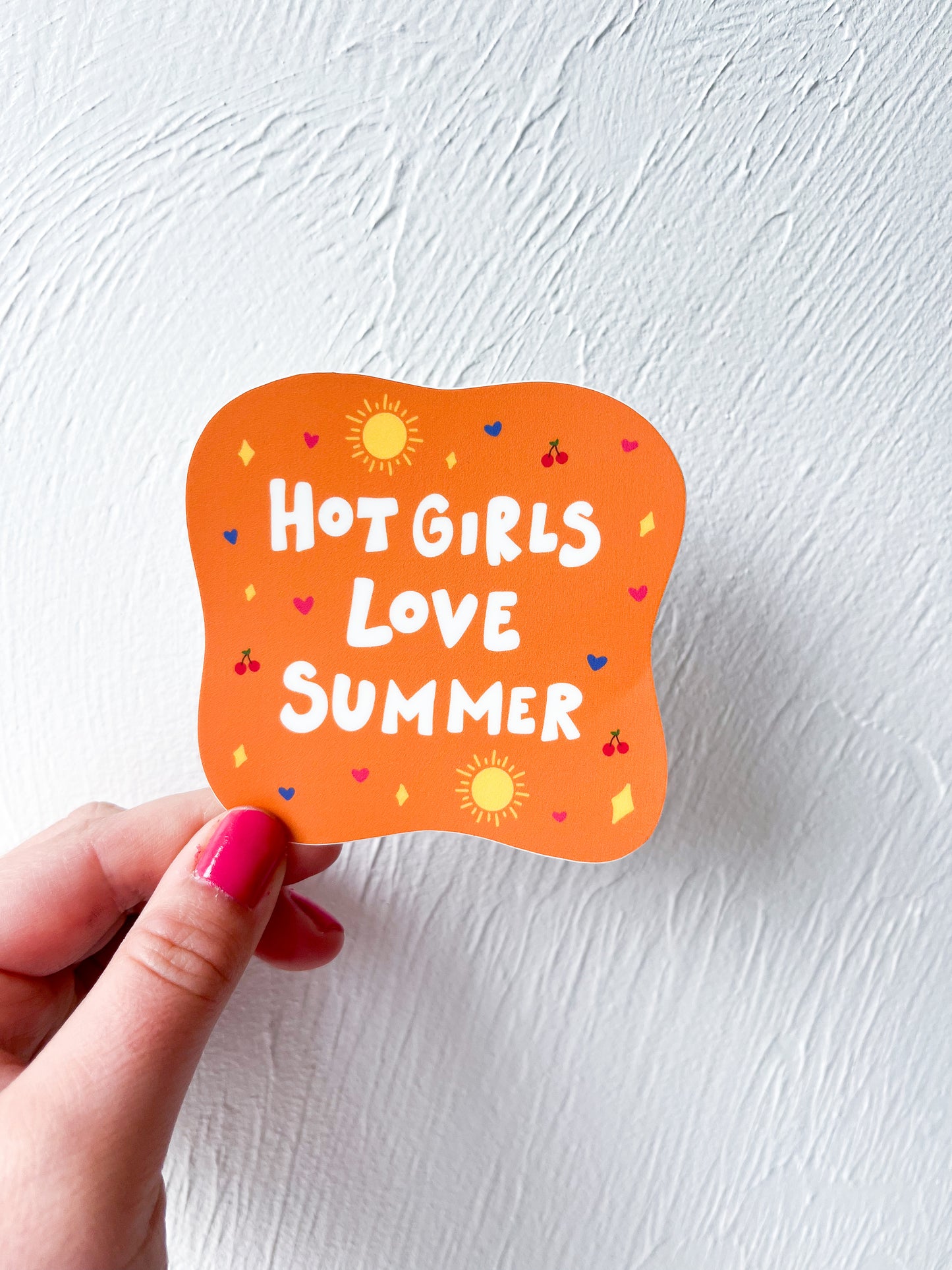 Hot Girls Love Summer Sticker