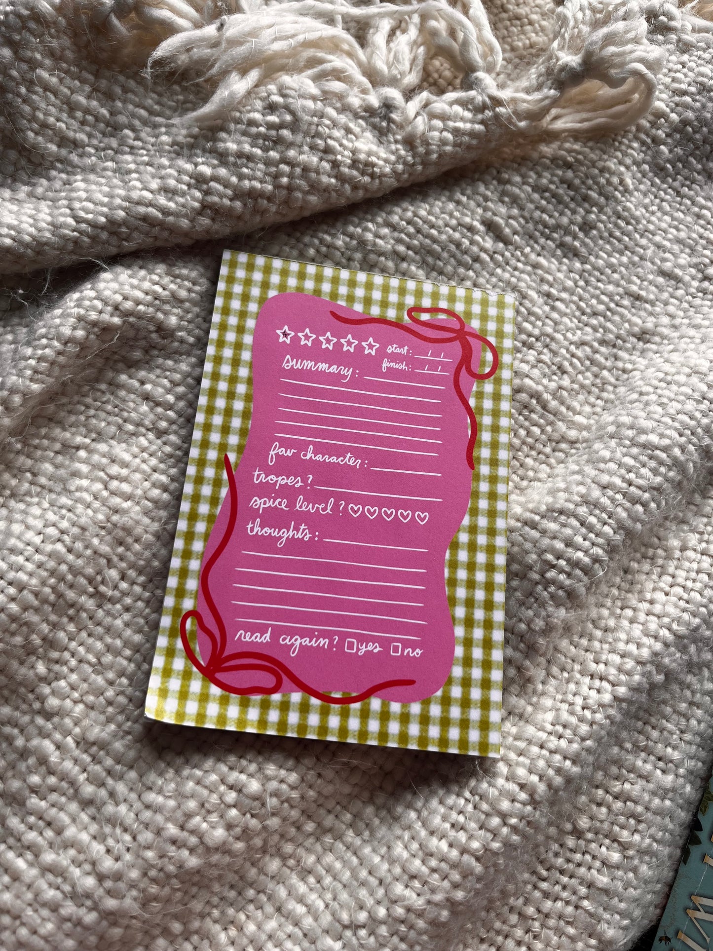 Book Review Notepads
