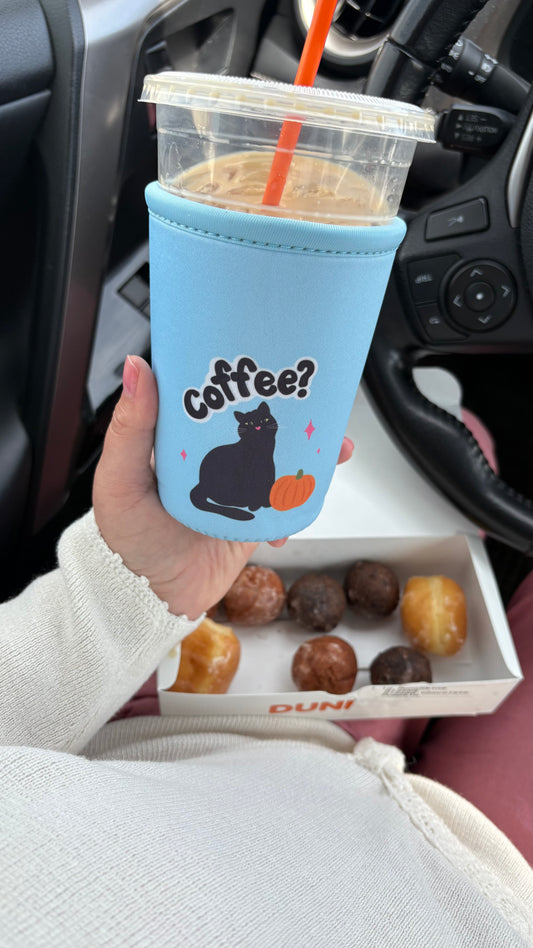 Coffee Cat Drink Sleeve