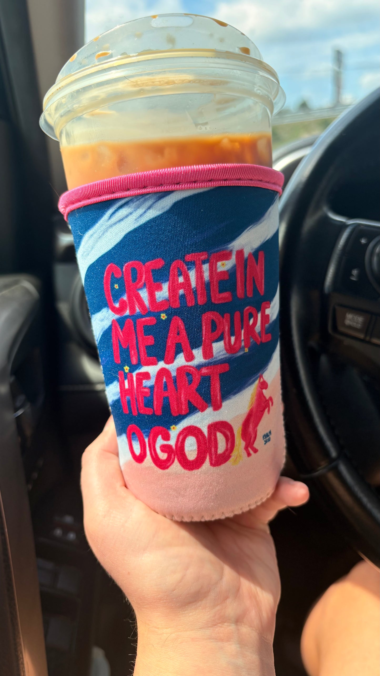 Create in Me a Pure Heart O God Drink Sleeve