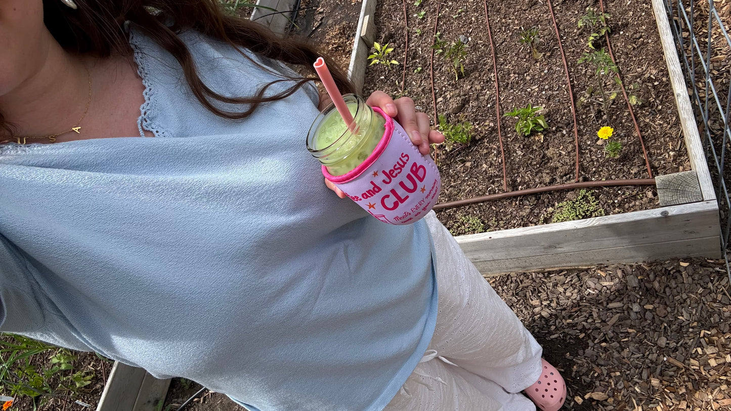 Coffee and Jesus Club Drink Sleeve