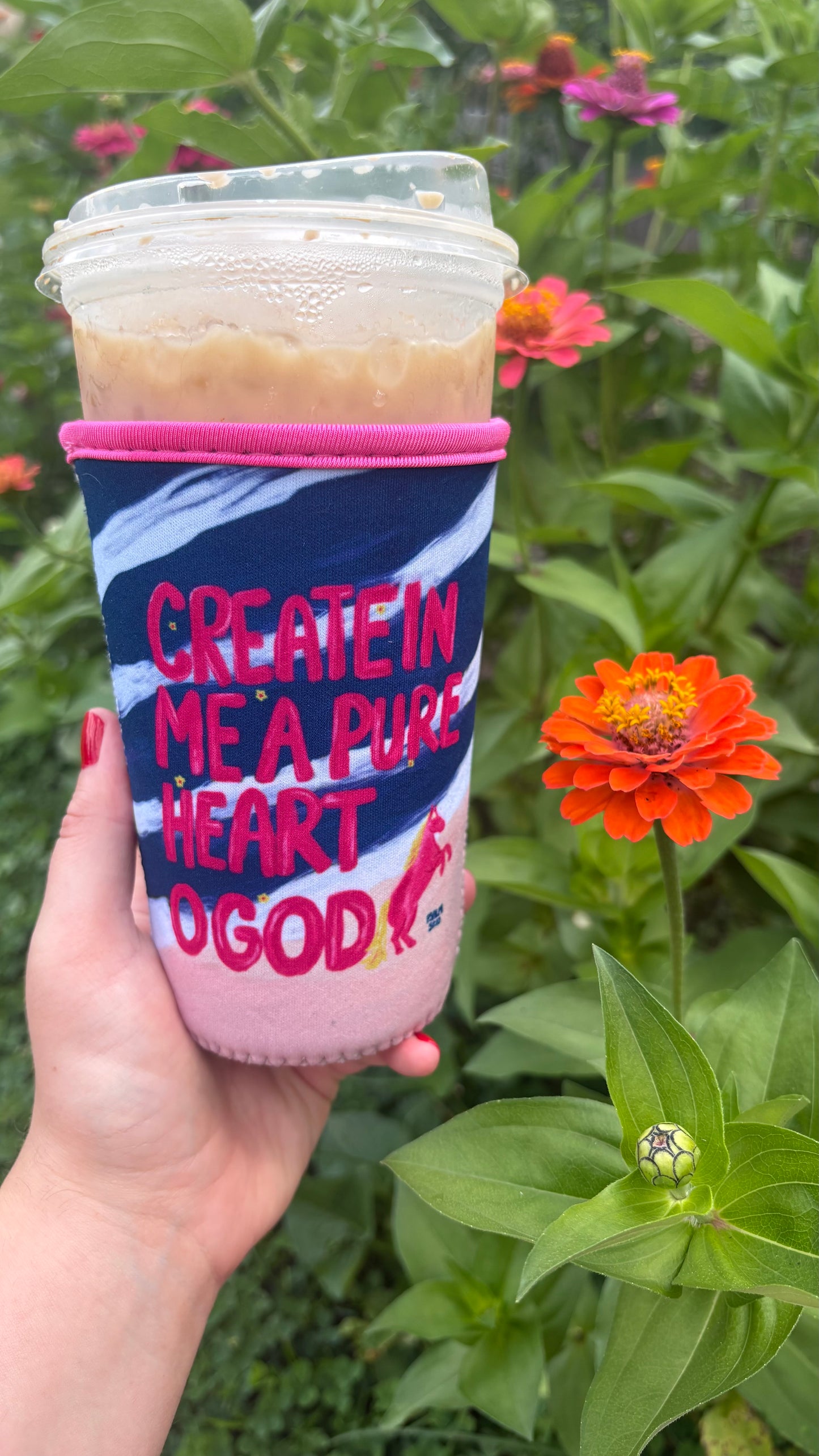 Create in Me a Pure Heart O God Drink Sleeve