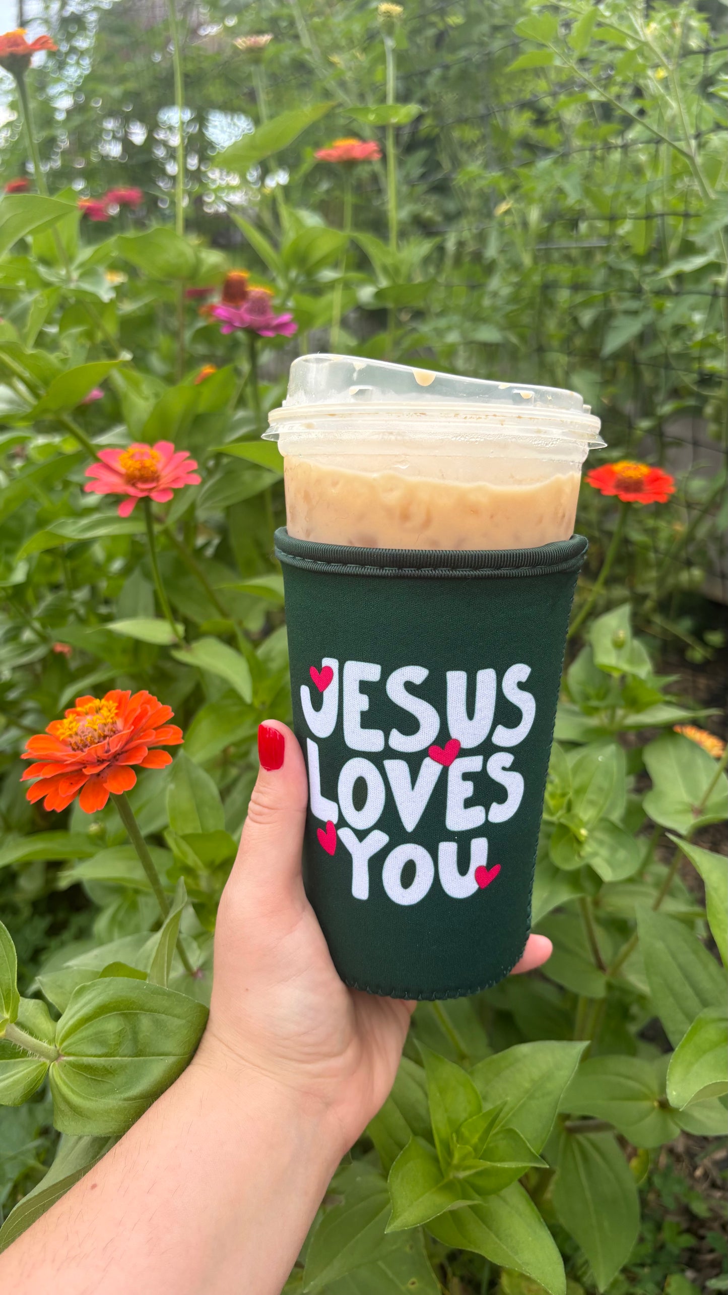 Forest Green JLY Drink Sleeve