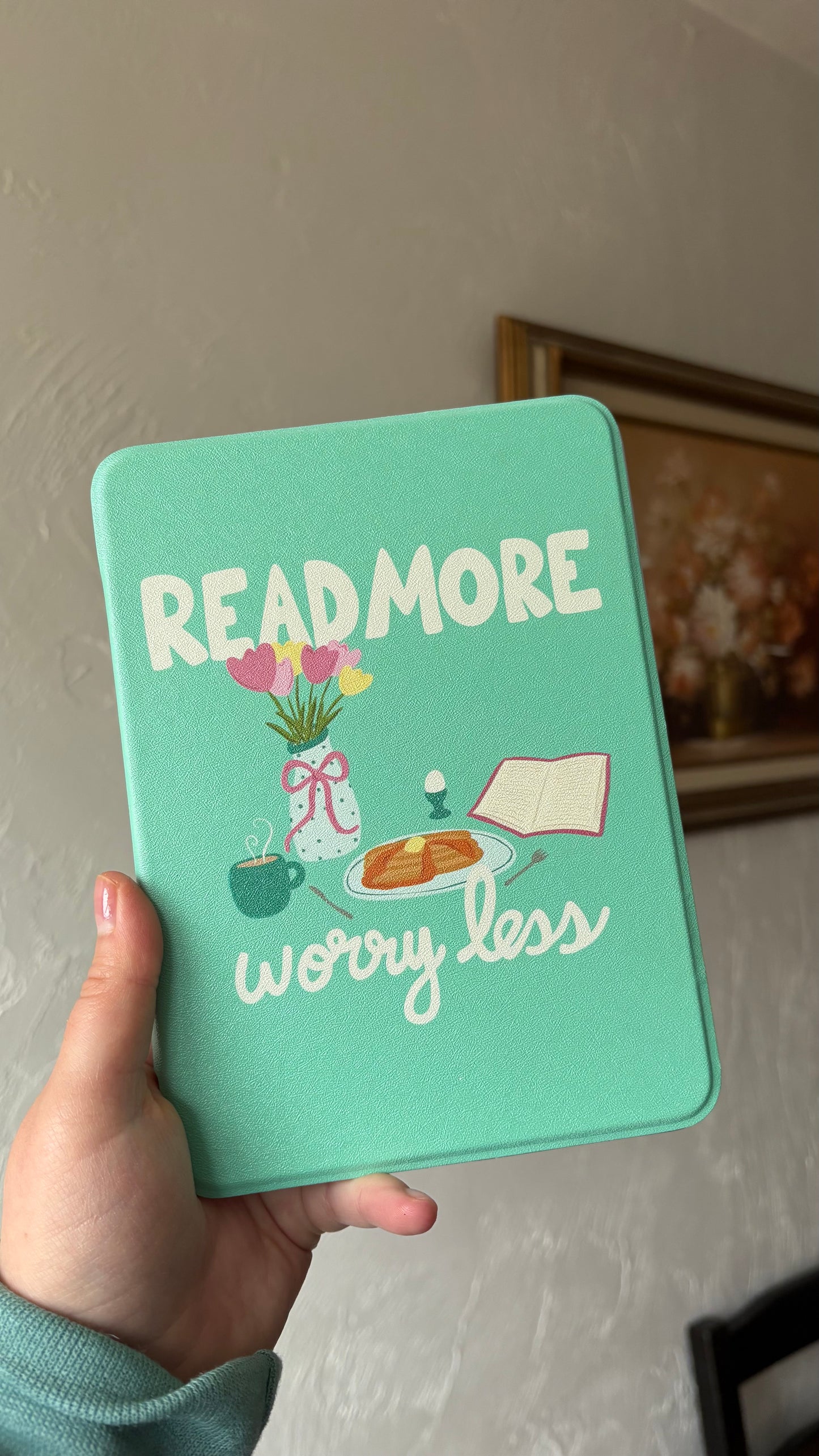 Pancakes Clear Back Kindle Case