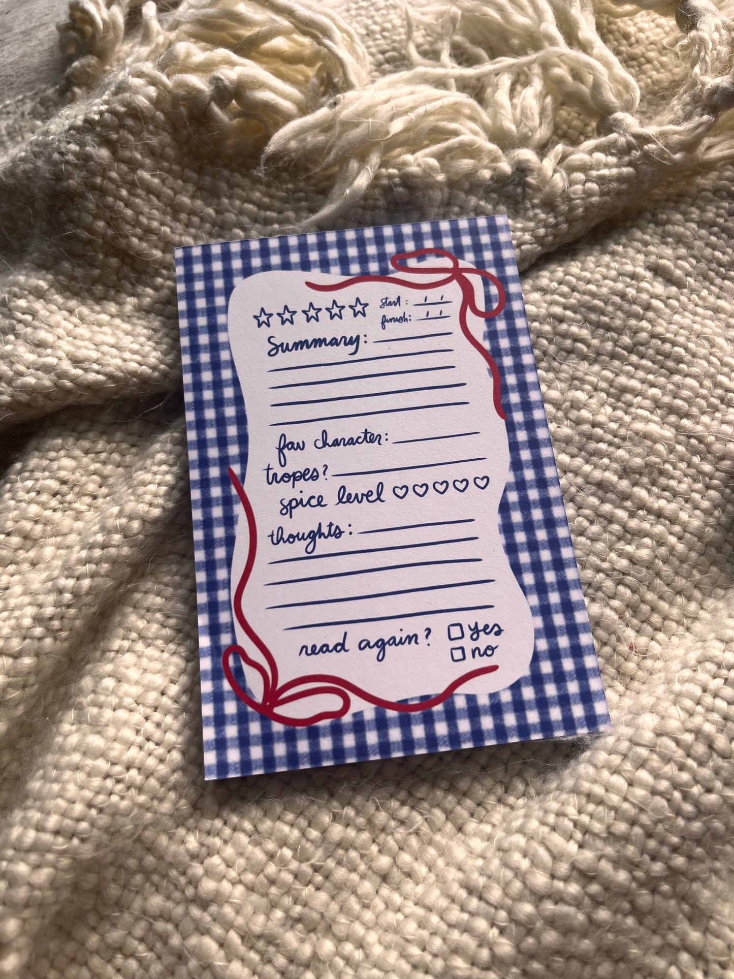 Book Review Notepads