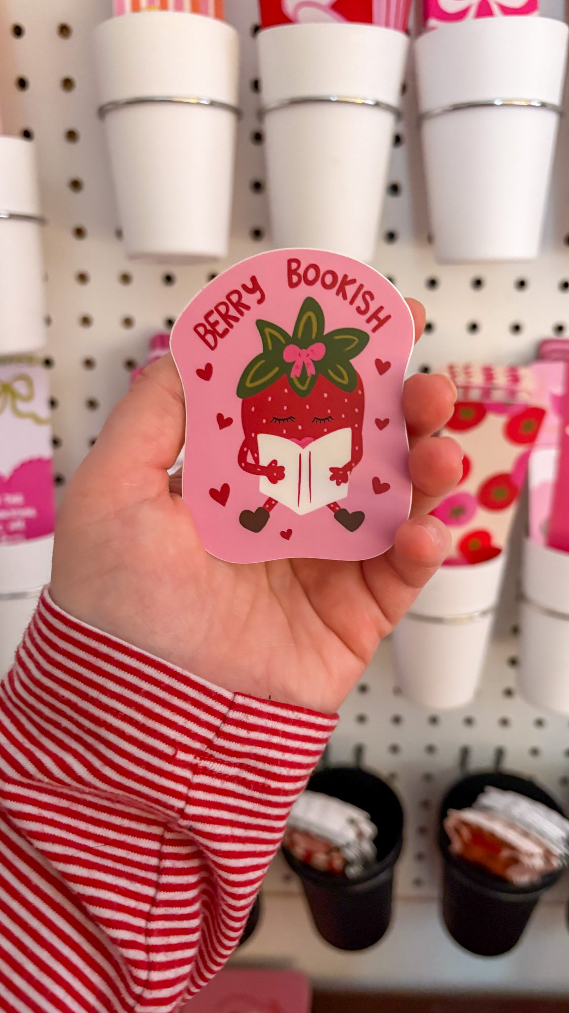 Berry BOOKISH Sticker