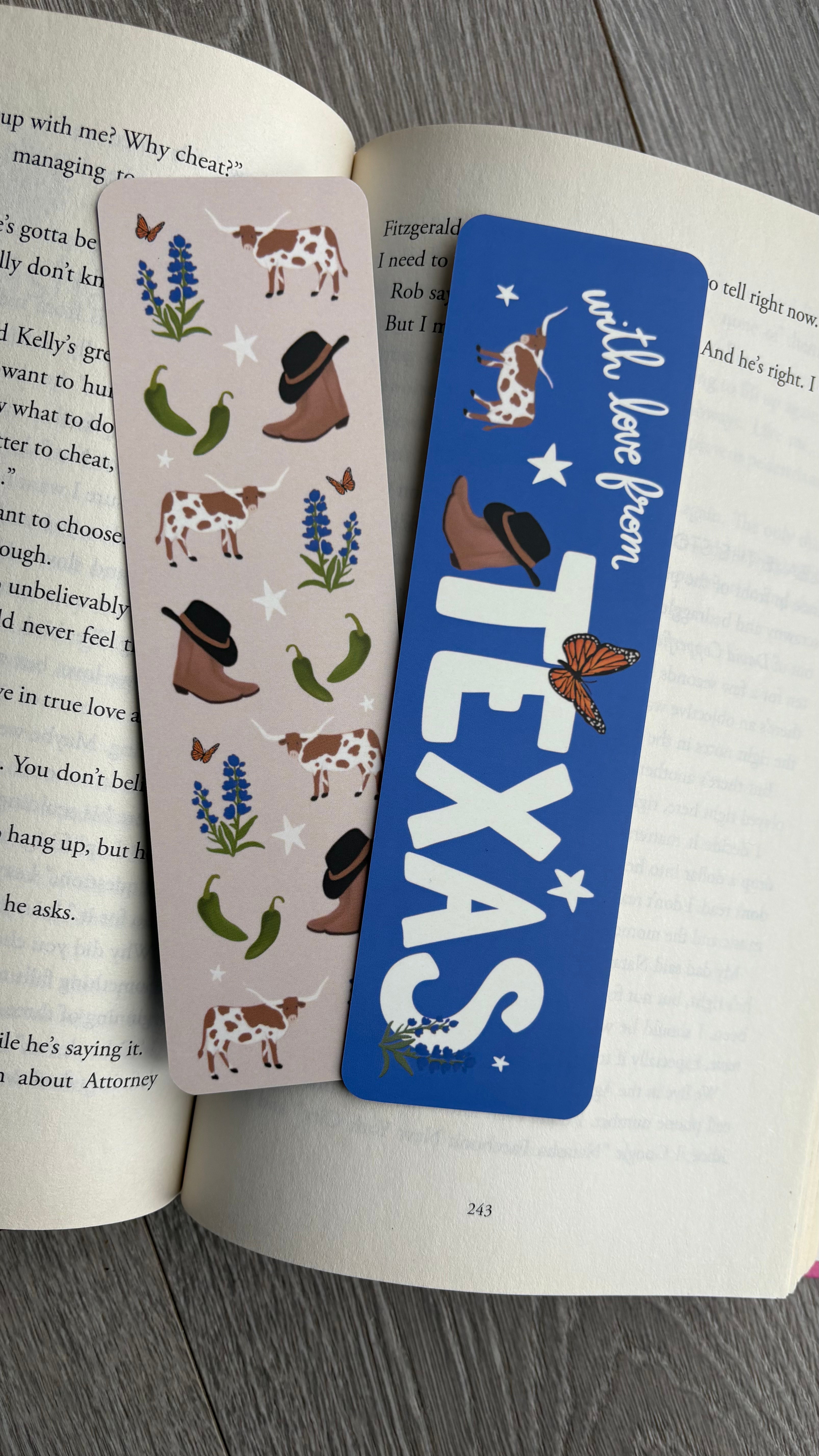 NEW Texas Bookmark – Kelsi Made