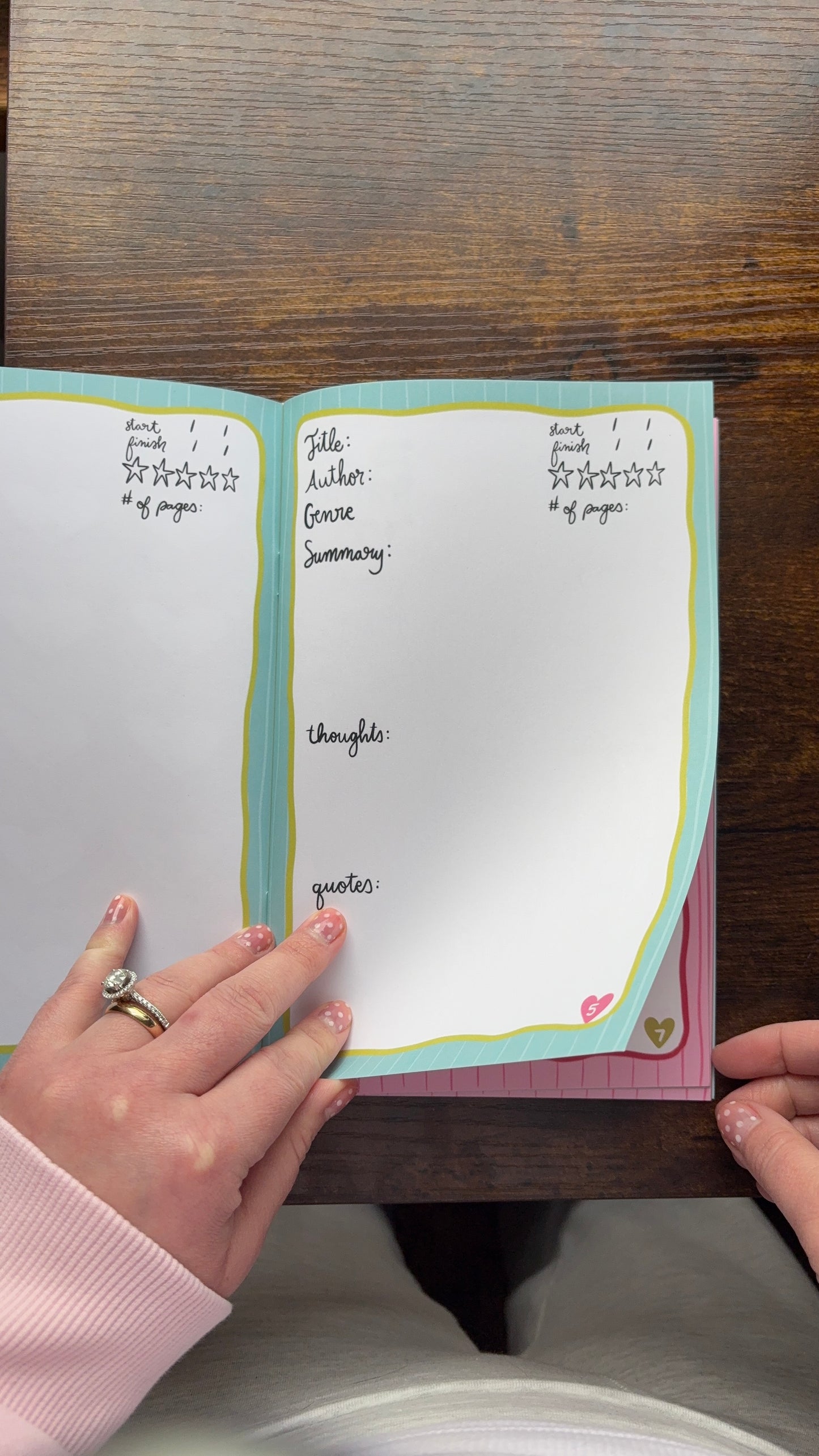 Butter Letters Reading Zine