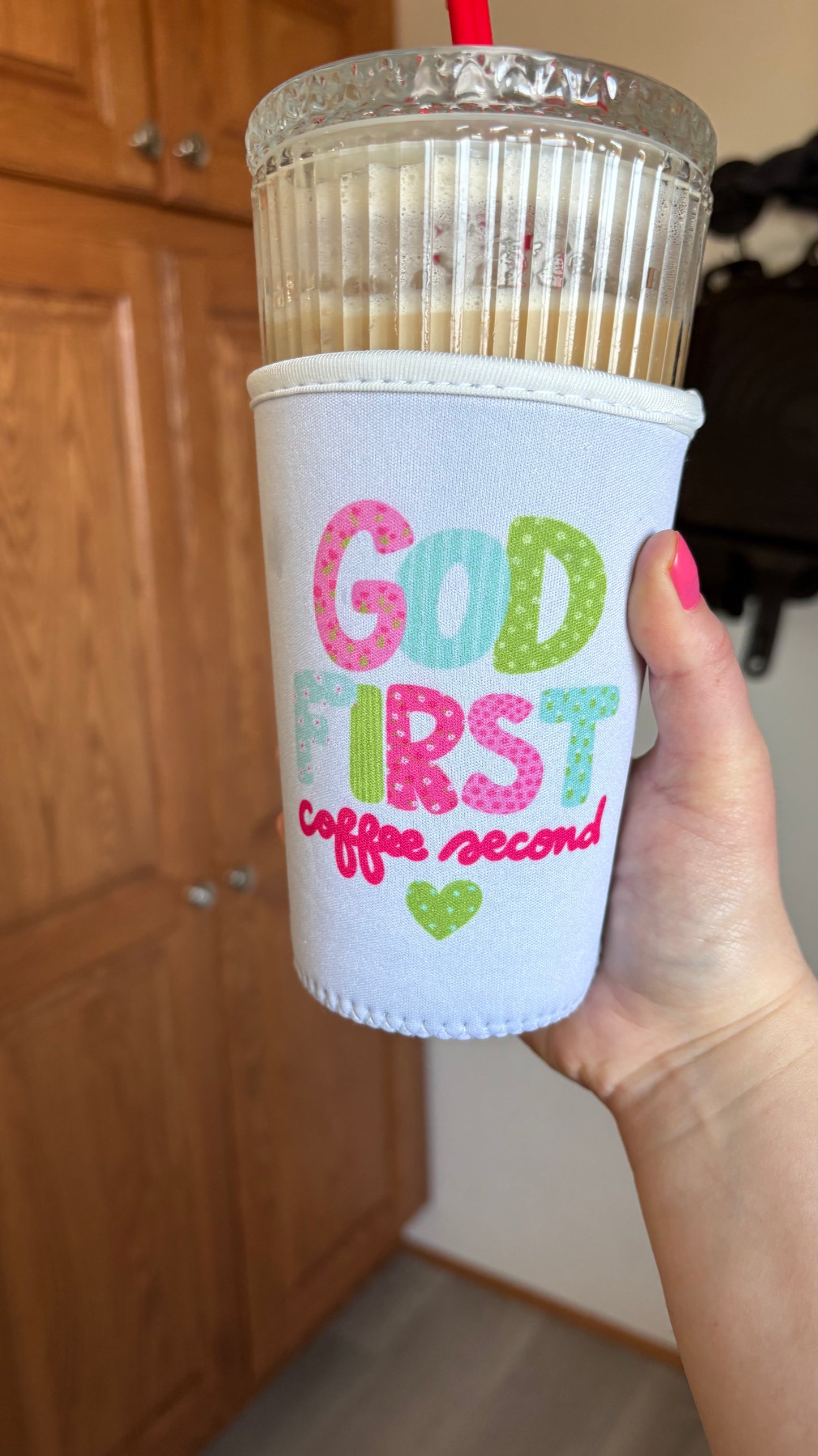 God First Coffee Second Drink Sleeve