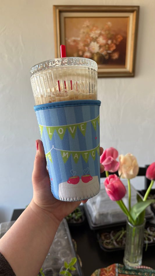 Love You SO Matcha Drink Sleeve