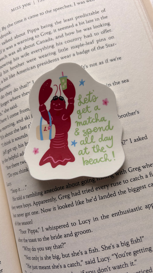 Lobster Gal Sticker