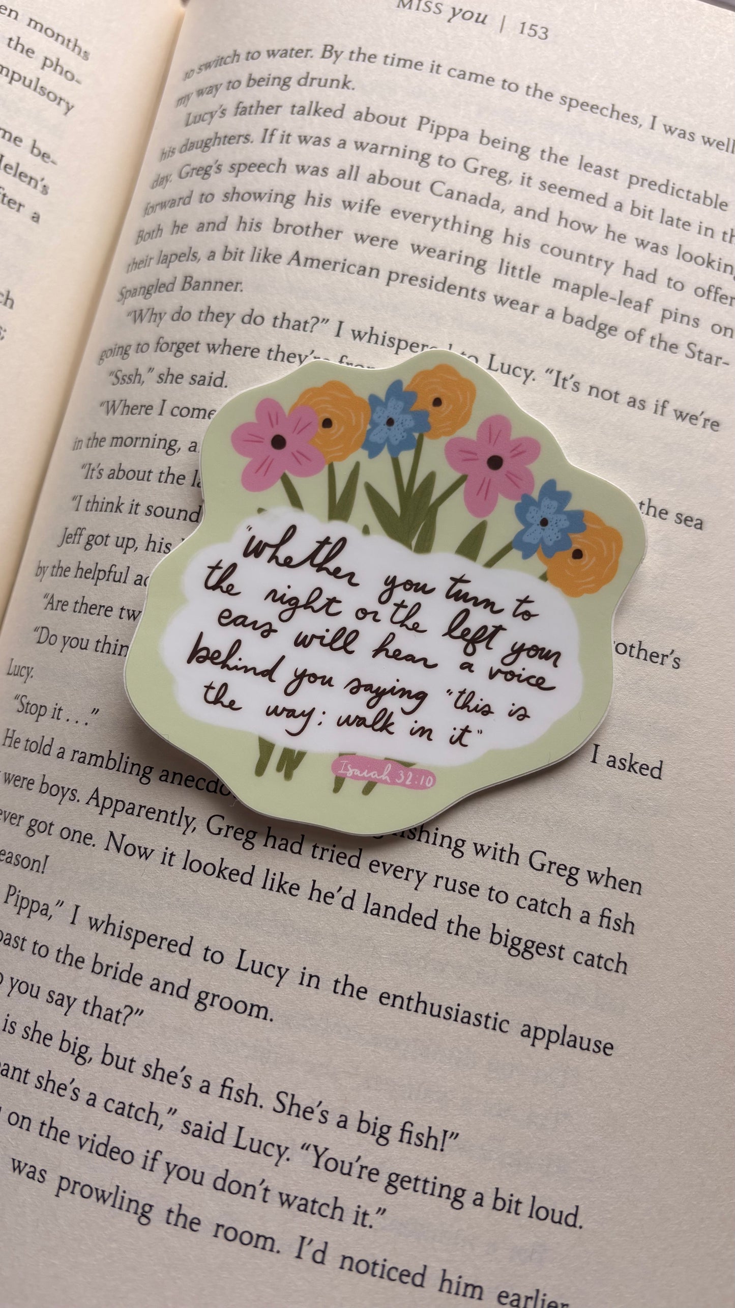 Flowers Walk In It Sticker