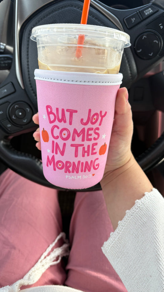 Fall Joy in the Morning Drink Sleeve