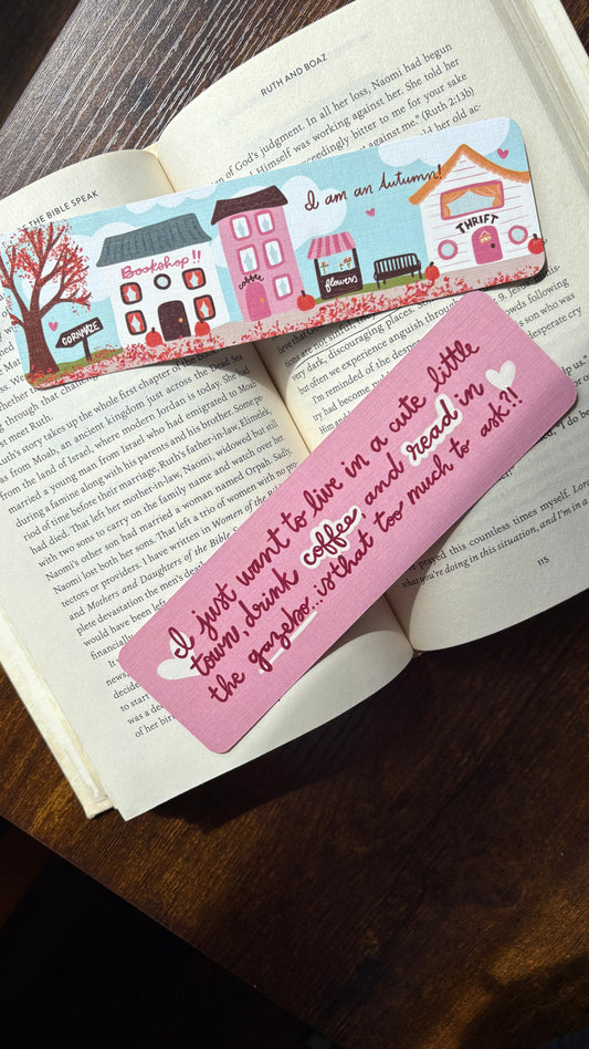Autumn Town Bookmark Set
