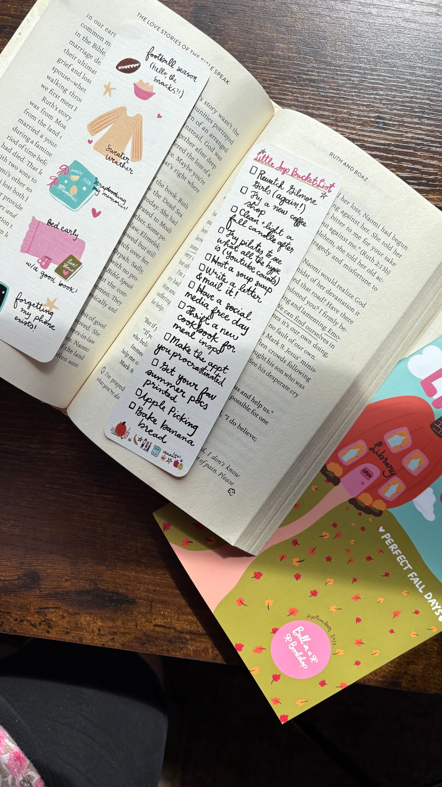 September Little Joys Bookmark Set