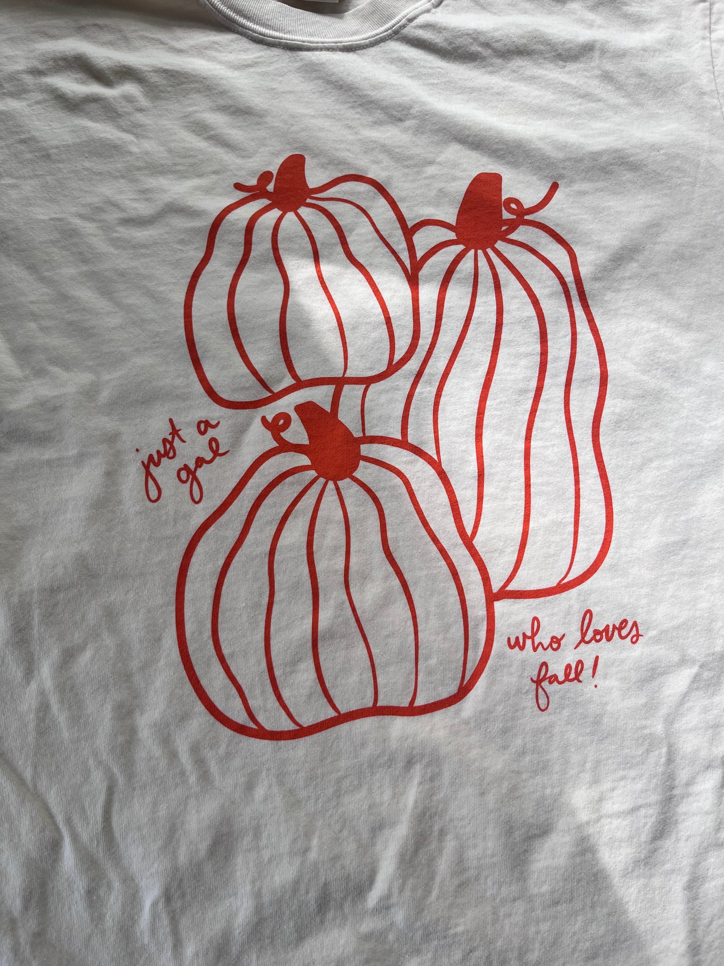 Ivory Pumpkin T Shirt