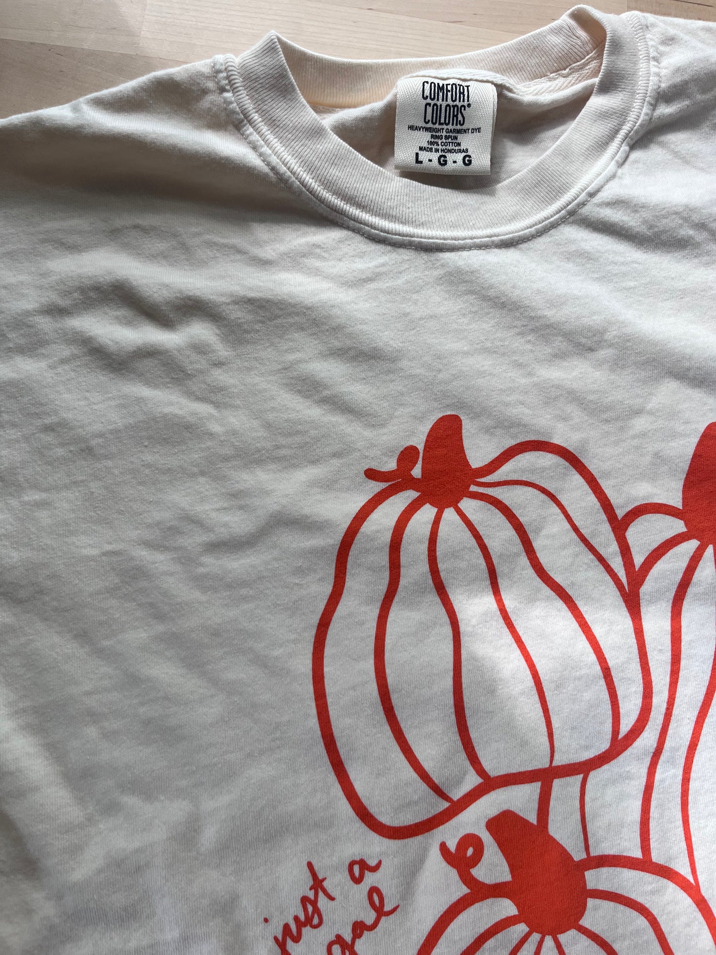 Ivory Pumpkin T Shirt