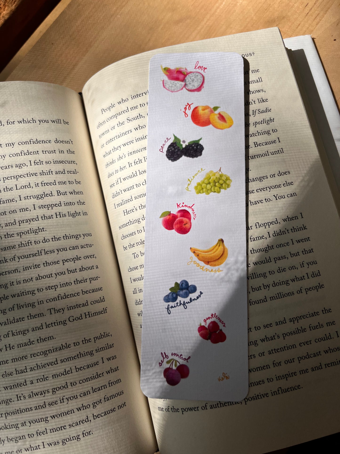 Loved by Him Linen Bookmark Set