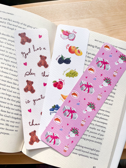 Loved by Him Linen Bookmark Set