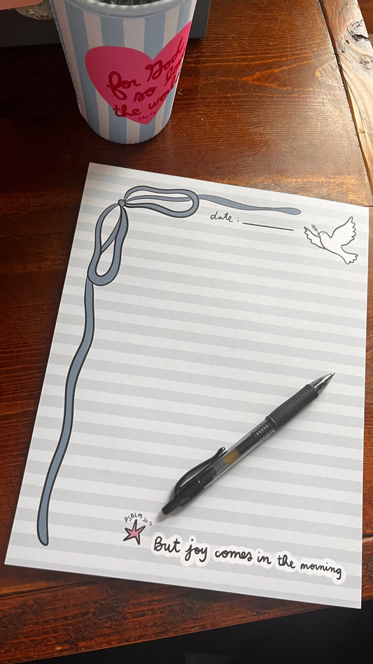 Joy in the Morning Notepad