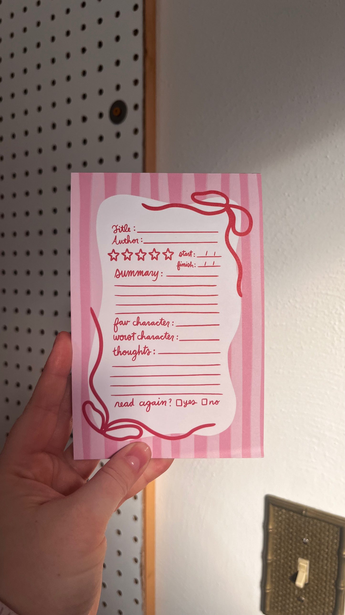 Book Review Notepads
