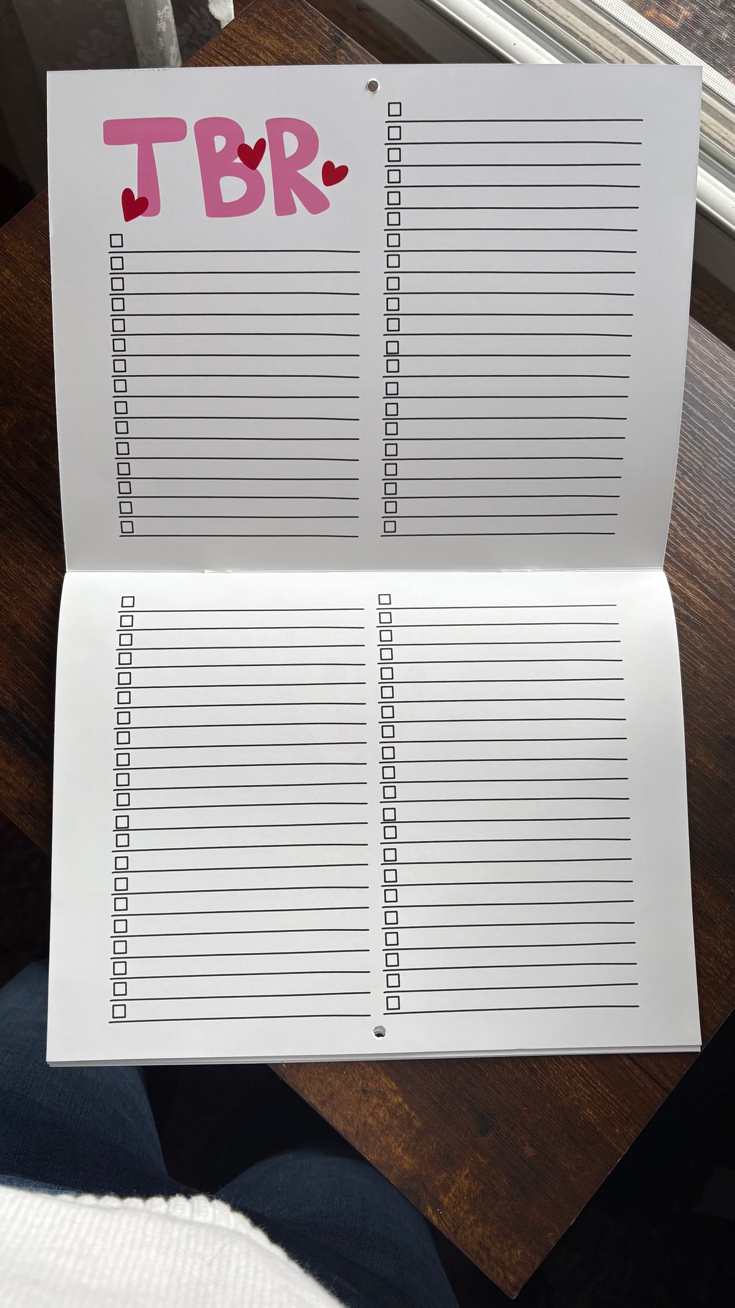 Berry Bookish Reading Calendar