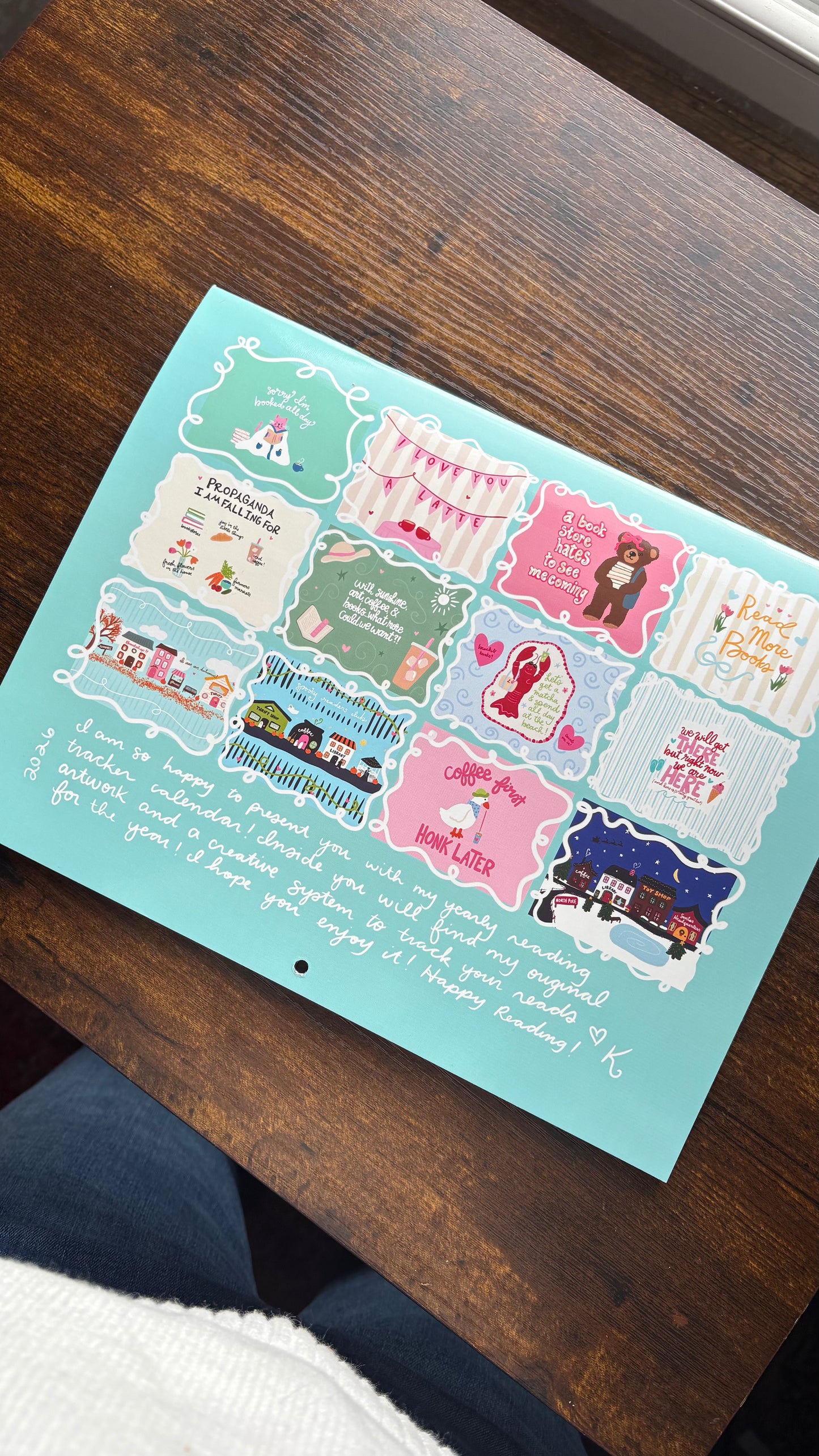 Berry Bookish Reading Calendar